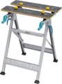 wolfcraft GmbH 1 MASTER 200 - Spann- und Arbeitstisch, Sägebock-Werkbank, MDF-Platten, Aluminium, Schwarz, 180 kg, 14,5 cm, 36,5 cm