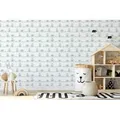 Tadessi Vliestapete Tapete Kinderzimmer M1-No.714, Vliestapete, Blau, Grau, Tapete blau|grau