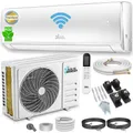 Kältebringer Split-Klimagerät Split Klimaanlage Set, Inverter Split Klimaanlage, R32, 5,1kW, Kühlen/Heizen, Smart App, Set, inkl. Bodenkonsole, Energieeffizienzklasse A++