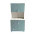 HTI-Living Kinderzimmerschrank Hellblau Weiß