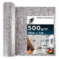 AQUILA Profi Malervlies 10m x 1m, Extra Dick, 500 g/m², Kein Durchsickern, hochwertiges Abdeckvlies zum Streichen, Schutz für Böden & Möbel, rutsch- & reißfest, Made in Germany