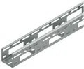 Niedax Verteilerrinne, C-förmig 50x50x3000mm, t=1,5mm, gelocht