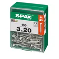 SPAX DIY Universal Senkkopf T-STAR plus VGW WIROX A9J 3x20 M (VE=100 St.)