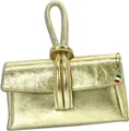 Florence Leder Tasche Abendtasche Umhängetasche gold OTF834Z