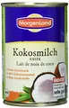 Morgenland Kokosmilch 22% Fett = 60% Kokosnussanteil 400ml Bio Kokos, 3er Pack (3 x 400 g)