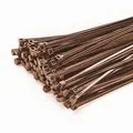 100 Stück Kabelbinder 300mmx4,8mm für Zaun Schattiernetz Zaunblende in braun