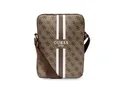 Guess, Tasche 10'' Stripe 4G, Braun