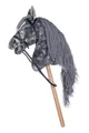 Hobby Horse Steckenpferd mit Trense Holzstange 40 cm  Viele Farben HKM 13750