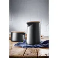 WMF Sahnekännchen Kineo schwarz mit Holzdeckel Steinzeug