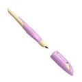 STABILO - Schulfüller ergonomisch für Linkshänder mit Anfänger-Feder A - EASYbirdy Pastel Edition in soft pink/apricot - inklusive Patrone
