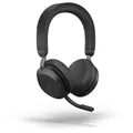 Jabra Evolve2 75 Headset, USB-C Kabellos, Bluetooth, Schwarz, UC zertifiziert