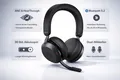 🎧 JABRA Evolve2 75 Link 380/390c UC Stereo Bluetooth Headset NAC Kopfhörer ✅