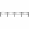 vidaXL Gartenzaun | Stahl | Stabil | Rechteckig | Modern NEU