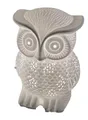 Formano Eule als Deko-Lampe Tischleuchte Nachttischlampe Nachttischleuchte Stimmungslampe Porzellan-Lampe Weiss 20