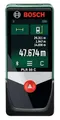 Bosch Home and Garden Laser Entfernungsmesser PLR 50 C (Messbereich: 0,05 – 50 m, Touchscreen-Display, in Kartonschachtel), 0603672200, Schwarz/Grün, Hasta 50m (en blíster)