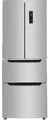 Wolkenstein FD351.4A++NF IX Stand Side-by-Side Kombination French Door, 63,5 cm breit, 320 L, NoFrost, Touch Control, Supergefrieren, Edelstahl