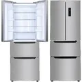 WOLKENSTEIN FD351.4NF IX French Door Kühl-Gefrierkombinatio - Silber