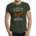 RAHMENLOS® T-Shirt als Geschenk für Jäger - der beste Jäger grün XXL