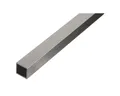 Alberts Profil Alberts 470128 Vierkantrohr, Aluminium, natur, 1000 x 40 x 40 mm, Alberts Quadratrohr Stahlrohr Vierkantrohr Hohlprofil Stahl Rohr 1000x