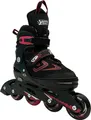 Best Sporting Inline Skates Kinder I Rollschuhe größenverstellbar I robuste Inliner für Jugendliche mit Bremse I schwarz/blau I Rollerskates Schuhe Kinder I Inliner mit 4 Rollen