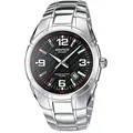 CASIO EDIFICE Herrenuhr EF-125D-1AVEG + BOX - Silber/Schwarz
