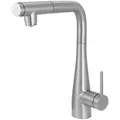 Deante Küchenarmatur mit Wasserfilteranschluss mit ausziehbarem Auslauf (BRE_F75M)