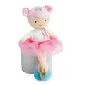 Jolijou - Weiche Puppe aus rosa Tutu – Prinzessin – Emma – Geschenkbox – 30 cm – weißes und rosa Kleid und Tutu – Geschenkidee zur Geburt Mädchen – DC3531