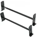 VEVOR Dachleiterträger Relingträger 2 Stk. 910_1330 mm Länge Einstellbar Truck Rack Dachgepäckträger 181 kg Belastbar Lkw Gepäckträger Racks Al