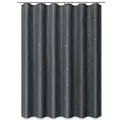 ROLLER Duschvorhang - grau - mit Glitzer - 180x200 cm