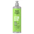 Bed Head by TIGI Curls Rock Hydrating Shampoo, feuchtigkeitsspendendes Shampoo für lockiges Haar mit Arganöl, definiert Locken und reduziert Frizz, 400 ml