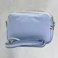 Florence Umhängetasche Damen Tasche Schultertasche Echtleder hellblau OTF809H