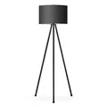 tomons Stehlampe LED Dimmbar Stehleuchte Moderne mit Dreibeinstativ aus Metall, Standleuchte fur Wohnzimmer und Schlafzimmer, Leseleuchte Bodenlampe - Schwarz