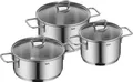 Silit Topf-Set "Alicante", grau (edelstahl), Höhe 17,5cm