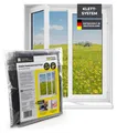 EASYmaxx Insect Protect Insektenschutzgitter - für Fenster bis 110x130cm - Klett