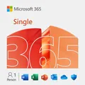 Microsoft 365 Single 1Nutzer 1Jahr 5Geräte Office inkl KI + Cloud DE Download