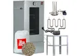 ITA Räucherofen Räucherofen 7000 - Premium Räucherschrank mit 3 Etagen, 1-St., Smoker mit Heizspirale & Räuchertisch und Rauchgenerator