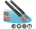 STAHLWERK Stabelektroden 1,6 mm WIG Schweißstäbe Stahl + Edelstahl je 1 kg, (Packung), Länge von 500 mm und einen Durchmesser von 1,6 mm.