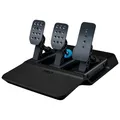 Logitech G PRO Racing Pedals – Pedale für Rennsimulationen; 100 kg Loadcell-Bremse, vollständig personalisierbar, austauschbare Federn und Elastomere, modulares Design, Schwarz