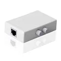 SIENOC 2 Ports Netzwerk Switch Selector Hub Mini 2 RJ45 Port Switch Netzwerkgerät 2 Eingang 1 Ausgang