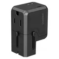 Choetech PD6038 USB-C USB-A PD 20W Reiseladegerät USA EU UK AU - Schwarz (20 W, 2 Ports) (1625572925)