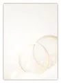 Motivpapier Briefpapier (Hochzeit-5171, DIN A4, 25 Blatt) - goldene Ringe