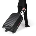 MONZANA® Koffer Baseline Handgepäck ABS Hard Case Gehäuse gummierte Rollen  ...
