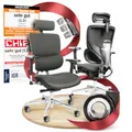 CLOUVOU MasterSeat Bürostuhl Ergonomisch [TESTSIEGER] Schreibtischstuhl 100% individuell einstellbar | Büro Stuhl & Gaming Stuhl | Computerstuhl Home Office Chair Ergonomic | Drehstuhl 150 kg