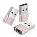 USB C Buchse auf USB A Adapter 3 Stück Typ C auf A Aluminium Gehäuse 480 Mbps