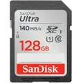 SANDISK Ultra R140 SDXC    128GB, UHS-I U1, Class 10