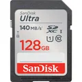 128GB SanDisk SDXC ULTRA 140MB/s Class 10 UHS-I