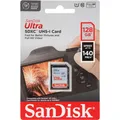 SanDisk Ultra SDXC UHS-I 128GB 140MB/s SDSDUNB-128G-GN6IN SD Karte