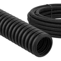 ViD flexibles Leerrohr M32 für Elektroinstallation | Wellrohr 25 Meter | 750N, 2J, -5°C / +60°C | schwarz