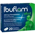 Ibuflam akut: 400 mg Ibuprofen Schmerztabletten