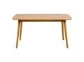 Mid.you Esstisch, Eiche, Holz, Eiche, furniert, rechteckig, rund, 150x75x80 cm, Esszimmer, Tische, Esstische